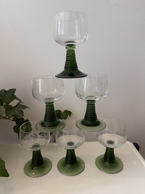 Image 1 of 6x Roemer Moessel wine glasses