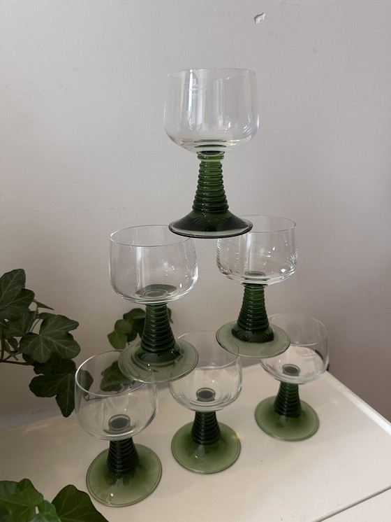 Image 1 of 6x Roemer Moessel wine glasses