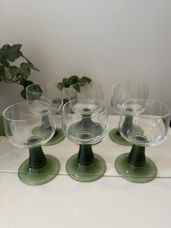 Image 1 of 6x Roemer Moessel wine glasses