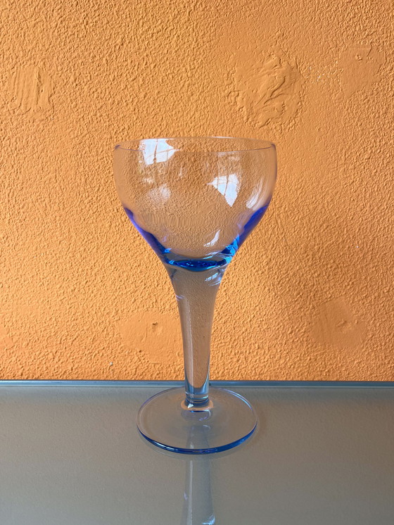 Image 1 of Set of four Italian wine glasses