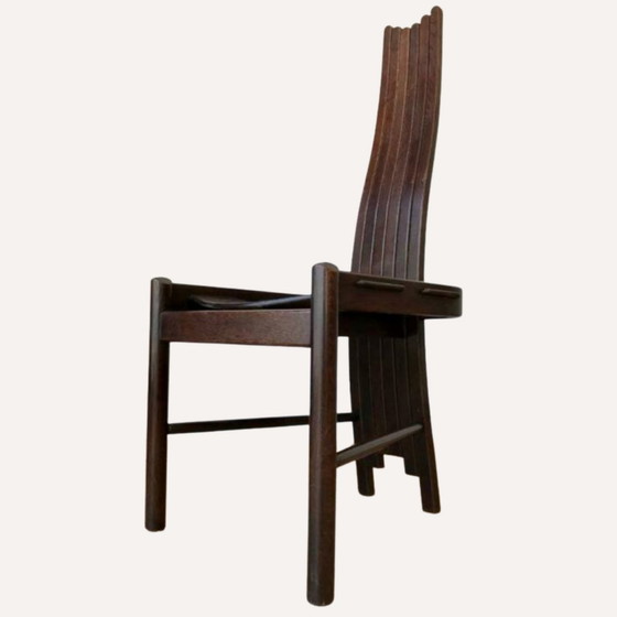 Image 1 of Arts And Crafts Oak Steam Bent Revival Chair