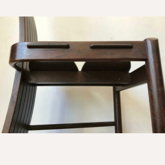 Image 1 of Arts And Crafts Oak Steam Bent Revival Chair