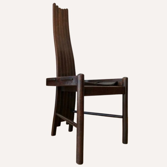 Image 1 of Arts And Crafts Oak Steam Bent Revival Chair