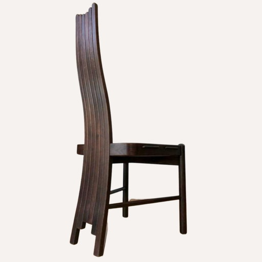 Arts And Crafts Oak Steam Bent Revival Chair