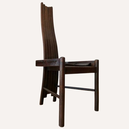 Arts And Crafts Oak Steam Bent Revival Chair