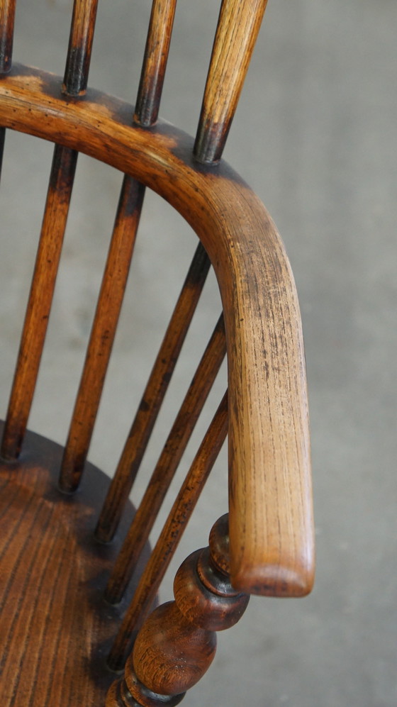 Image 1 of Wooden Dining / Side Chair With Armrests