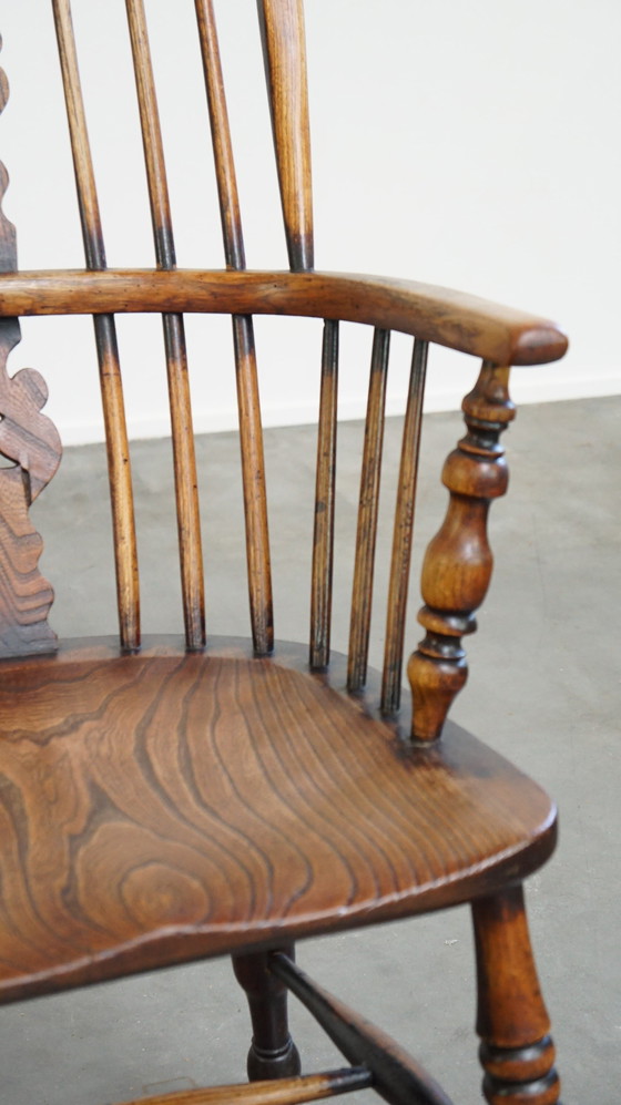 Image 1 of Wooden Dining / Side Chair With Armrests