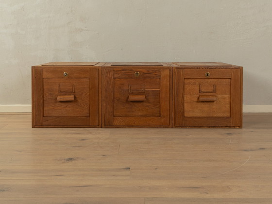 Image 1 of 1950s file cabinet 