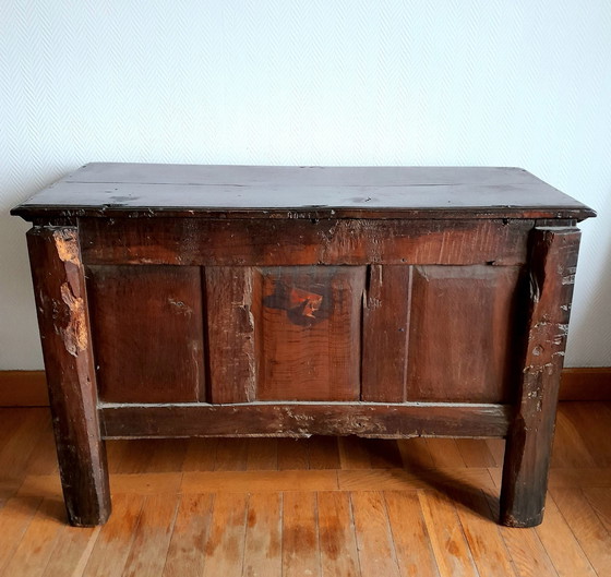 Image 1 of 19th Century Oak Castle Chest