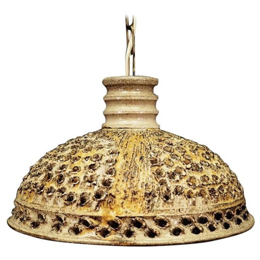 Ceramic Chandelier, Vintage Style, 1960S, Production: Denmark