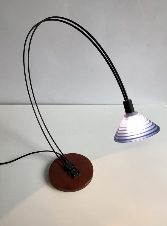 Image 1 of Optelma Switzerland postmodern arc lamp