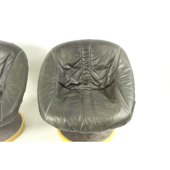 Image 1 of Pair of vintage Norwegian Lounge Chair From Söda Galvano 1970s