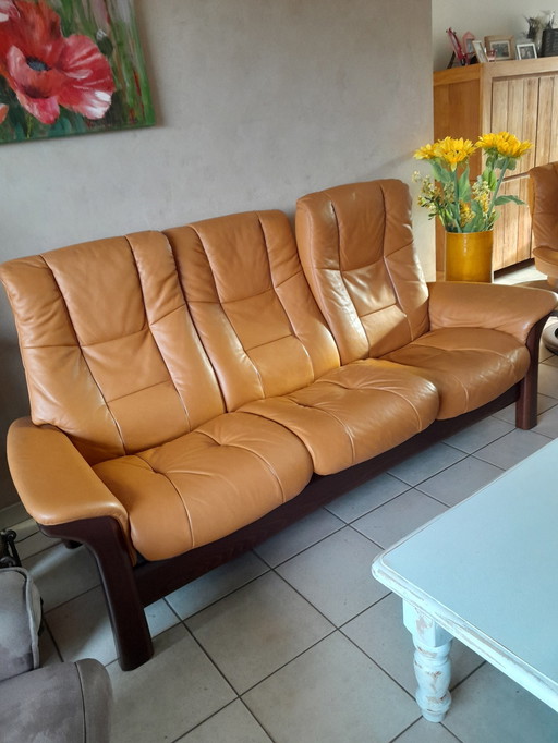 3Seat + 1Seat + Stressless brand footstool