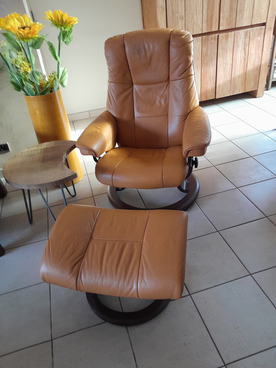 Image 1 of 3Seat + 1Seat + Stressless brand footstool