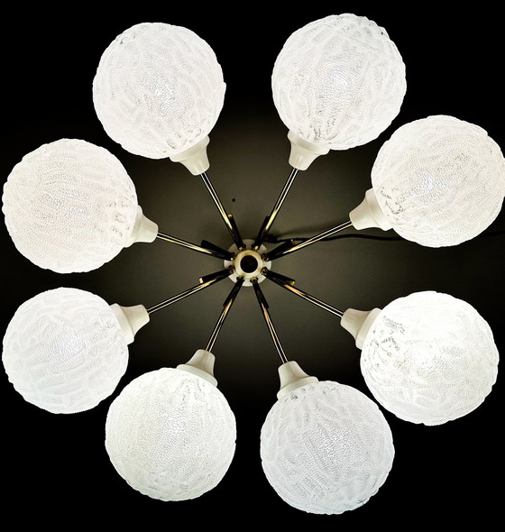 Image 1 of Lampada a sospensione vintage a forma di palla di neve