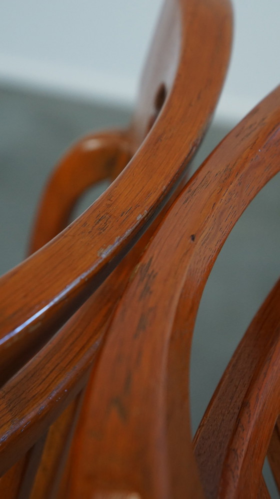 Image 1 of 4 X Art Nouveau Design Schuitema Dining Chair