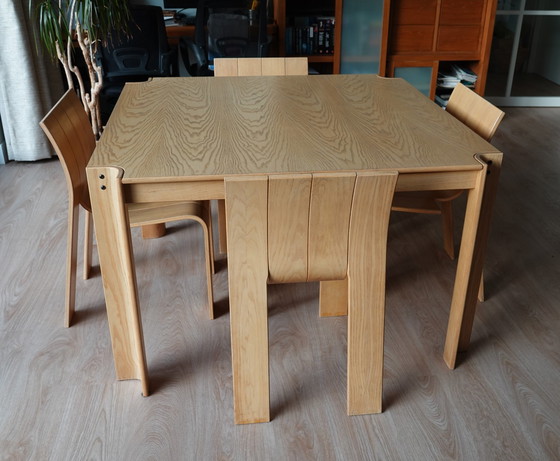 Image 1 of 4 Castelijn and Gijs Bakker chairs with dining table