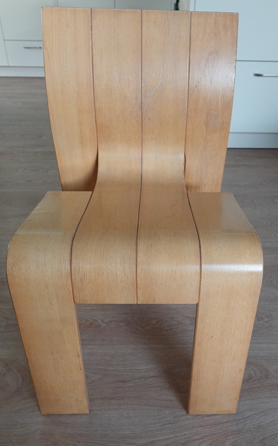 Image 1 of 4 Castelijn and Gijs Bakker chairs with dining table