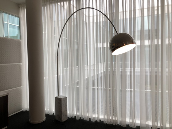 Image 1 of Flos Arco Terra LED arc lamp with cord dimmer