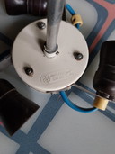 1x lampe de plafond des années 1960 de la Slovaquie tchèque