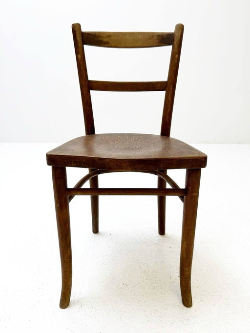 Art Nouveau side chair by Thonet, Austria, 1920s