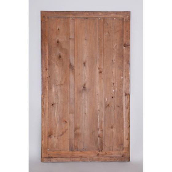 Image 1 of Vintage mahogany and maple mirror, Austria 1830