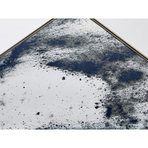 Image 1 of Vintage coffee table in brass, chrome and mirror by Jansen, 1970