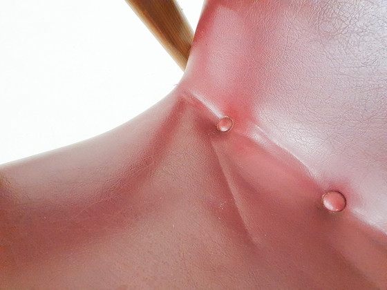 Image 1 of Louis van Teeffelen per la poltrona Webe color rosso bordeaux, Paesi Bassi, anni &#39;60