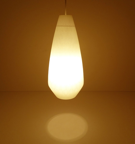 Image 1 of Very Large Peil and Putzler Glass Pendant Lamp