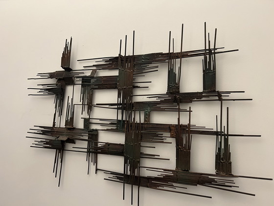 Image 1 of Brutalist Wall Sculpture