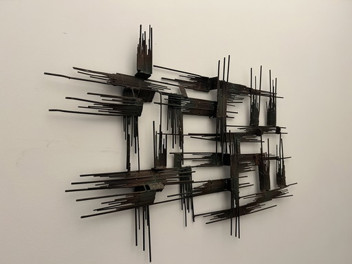 Brutalist Wall Sculpture