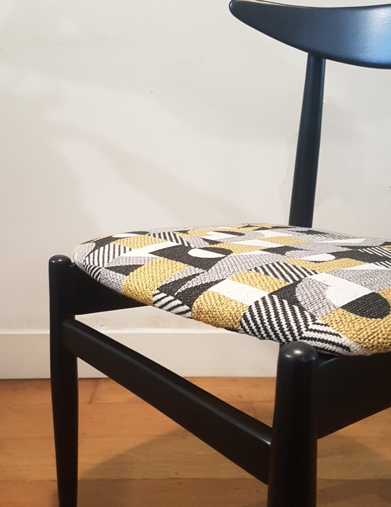 Image 1 of 2x vintage Danish design chairs from the 50s