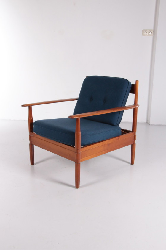 Image 1 of Grete Jalk Set Vintage Fauteuils Grete Jalk fabriqué par France and Son,1960 Danemark.