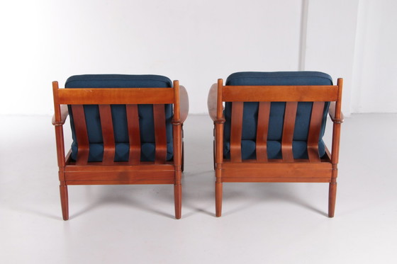 Image 1 of Grete Jalk Set Vintage Fauteuils Grete Jalk fabriqué par France and Son,1960 Danemark.