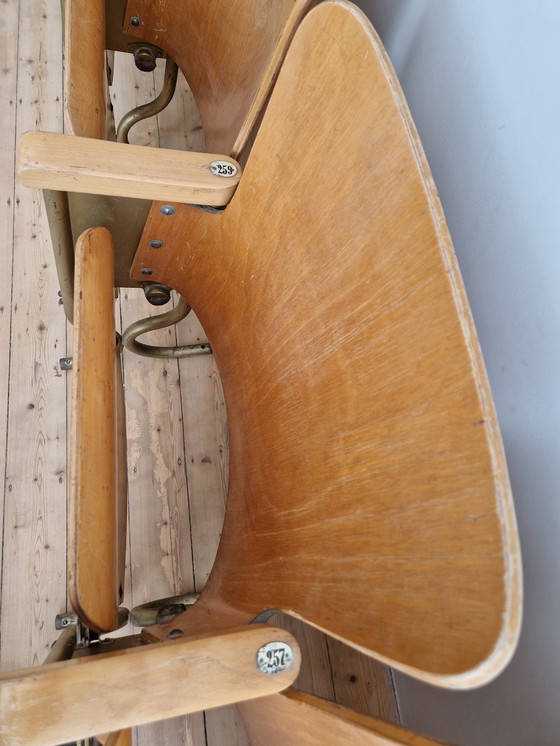 Image 1 of 6x Old theater chairs/cinema chairs