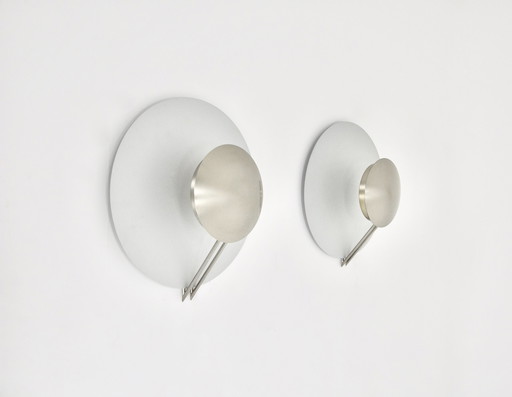 "Vega" wall lamp by L. Cesaro for Tre Ci Luce, 1980s, set of 2