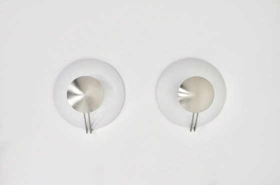 Image 1 of "Vega" wall lamp by L. Cesaro for Tre Ci Luce, 1980s, set of 2