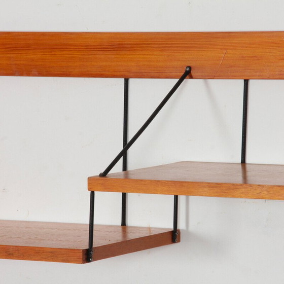 Image 1 of Scaffale vintage in legno e metallo, 1960
