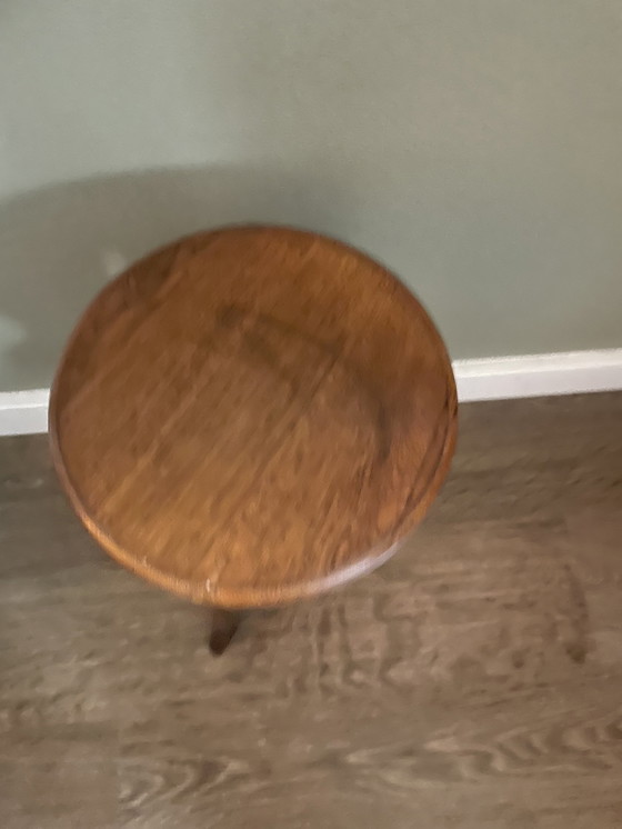 Image 1 of Round Plant Table Amsterdam School 54 Cm High