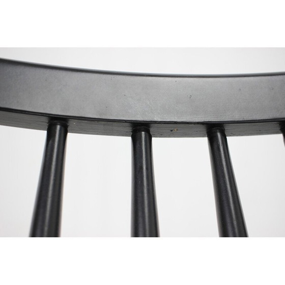 Image 1 of Vintage beechwood rocking chair by Varjosen Puunjalostus, Finland 1960s