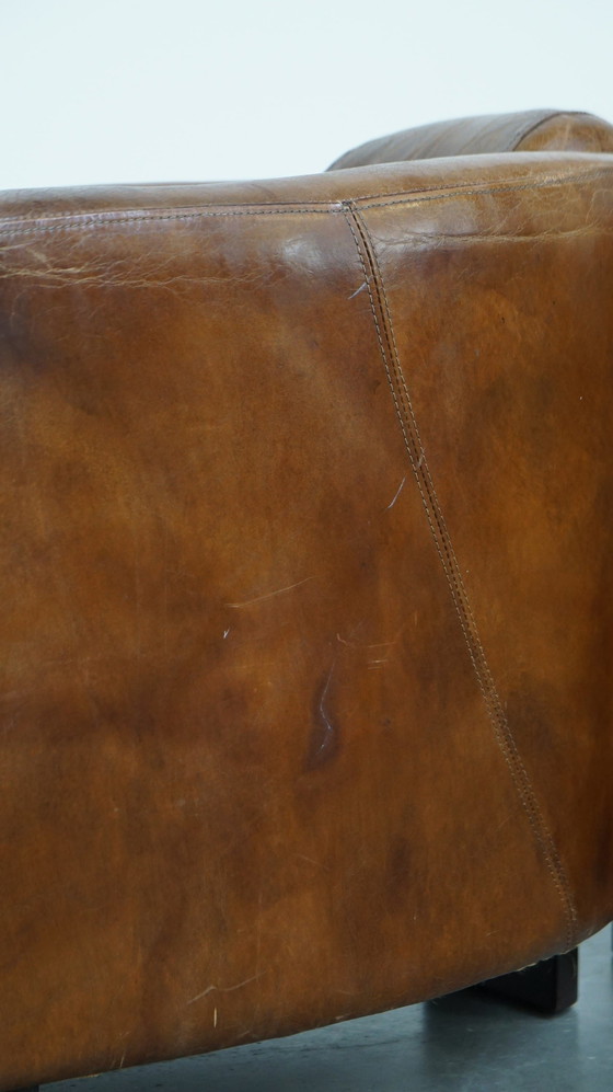 Image 1 of 2 X Beef Leather Design Armchair/ Armchair