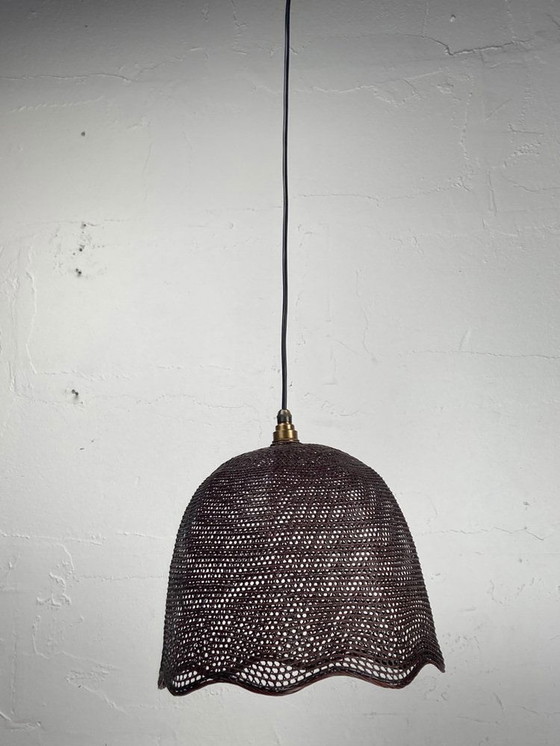 Image 1 of Webbing Beehive Hanging Lamp, 1930S