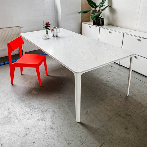 Vitra - Plate Dining Table - Marble White