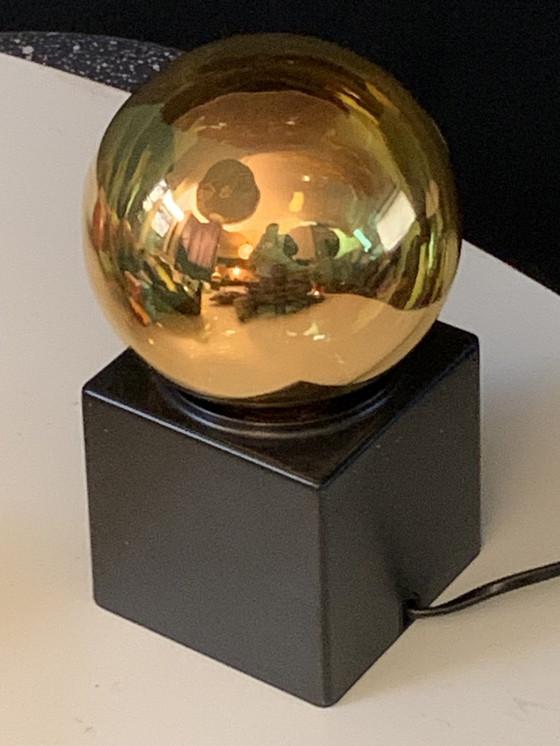 Image 1 of Philips Mirror Ball Lamp Vintage Gold