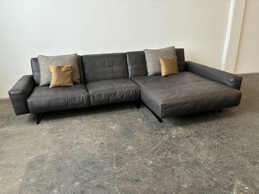 Rolf Benz Rb 50 designer sofa couch leather