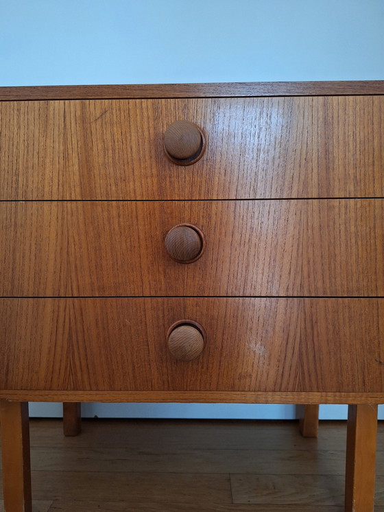Image 1 of Mobile a 3 cassetti di Svensk Möbelindustri, vintage, design scandinavo