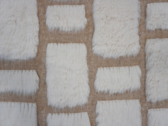 Image 1 of Berber Rug - 259 Cm X 148 Cm - White Wool