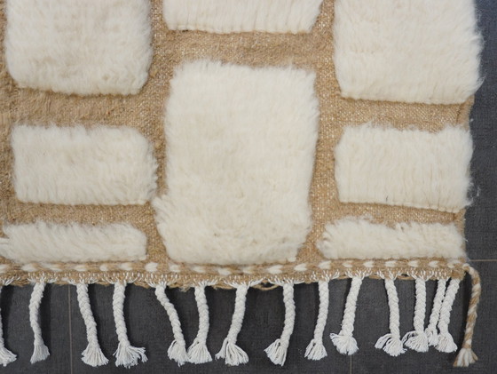 Image 1 of Berber Rug - 259 Cm X 148 Cm - White Wool