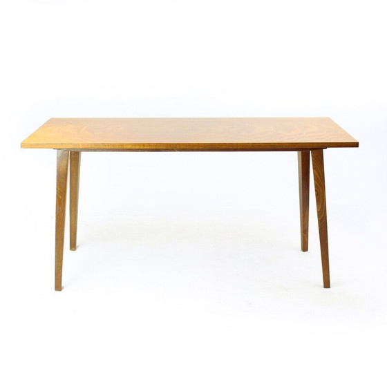 Image 1 of Vintage walnut coffee table for Drevotvar, Czechoslovakia 1960
