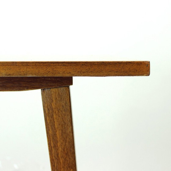 Image 1 of Vintage walnut coffee table for Drevotvar, Czechoslovakia 1960